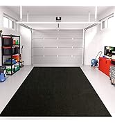 LINLA Premium Absorbent Oil Mat Contains Liquid Garage Floor Mat 8.5'x 6.6', Reusable, Washable, ...