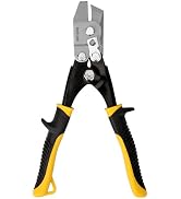 HURRICANE Sheet Metal V Notcher, Manual Hand Notcher Tool for HVAC Ductwork, Roofing & Gutters, C...