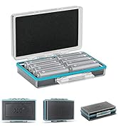 8 Slots AA Battery Case, PC Shell Water-Resistant & Shockproof Battery Storage Case for 8 x AA / ...