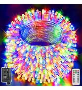 Ollny Christmas Lights Outdoor 400LED 131FT, Multicolor Fairy Lights with Remote 3 Timer, Plug in...