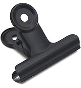 Coideal 12 Pack Large Black Bull Binder Paper Clips, Metal Hinge Clip File Clamps for Crafts, Foo...