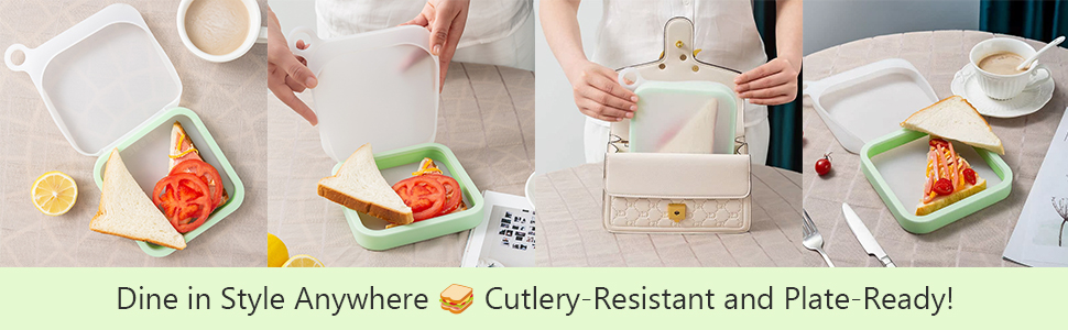 Silicone Sandwich Container