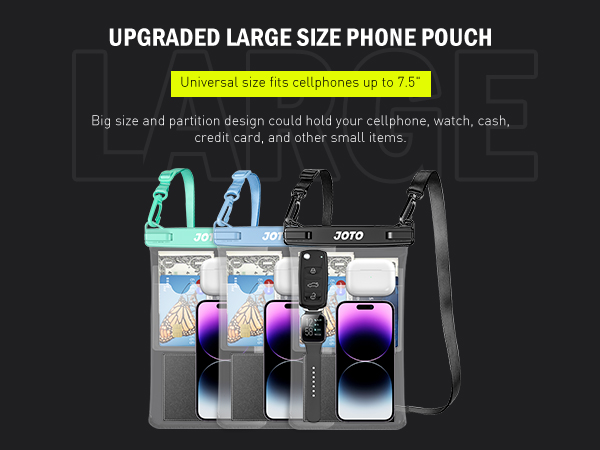 Upgrated Large Size Phone Pouch