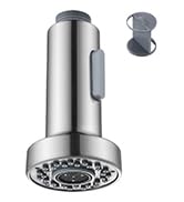 brushed nickel kitchen faucet head