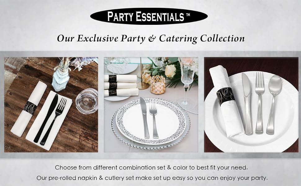 Pre Rolled Napkin and Cutlery