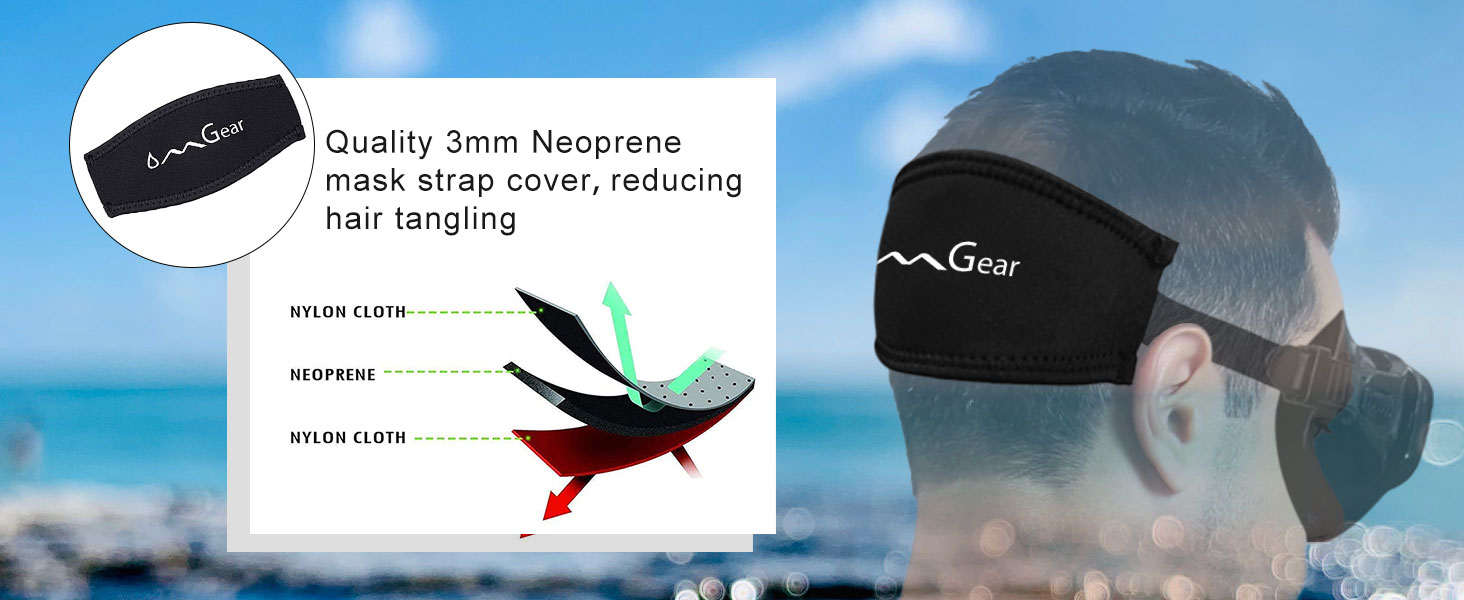 neoprene mask strap