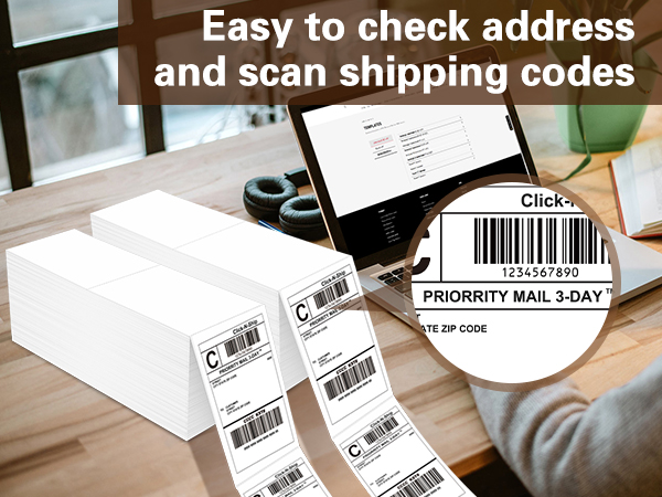easy to check address and scan shipping codes