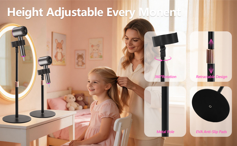 Hair Dryer Stand Holder