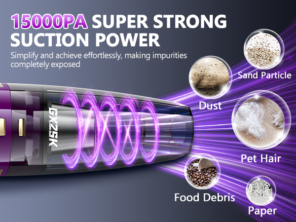 15000PA SUPER STRONG SUCTION POWER