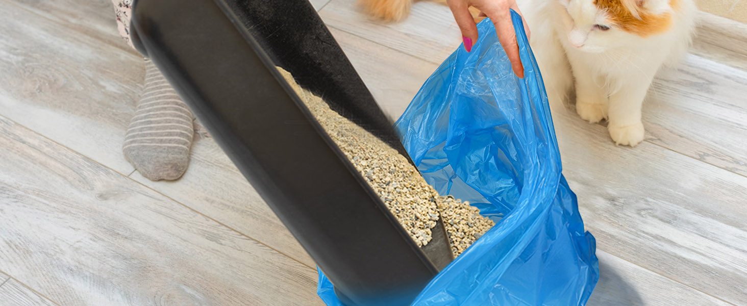 Putting cat litter: the thickness can easily support the cleaning of cat litter