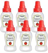 WXOIEOD 1.4 oz Mini Condiment Squeeze Bottles for Kids Lunch Accessories, Mini Ketchup Bottle for...