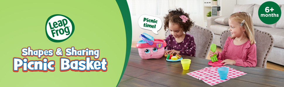 LeapFrog' Shapes & Sharing Picnic Basket; 6+ months