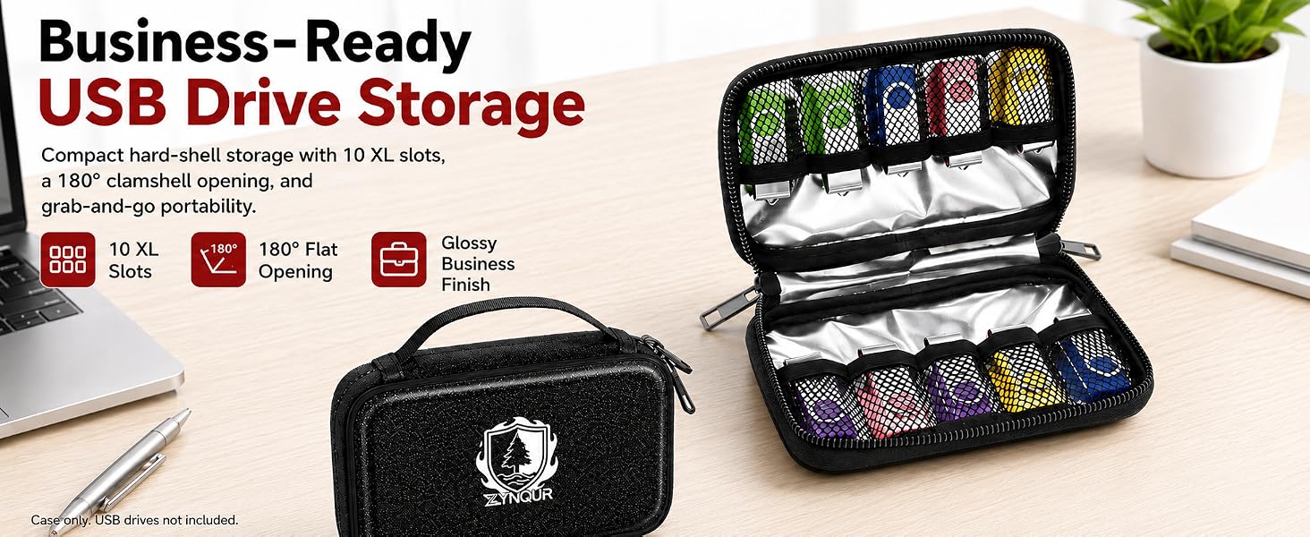 fireproof USB drive storage