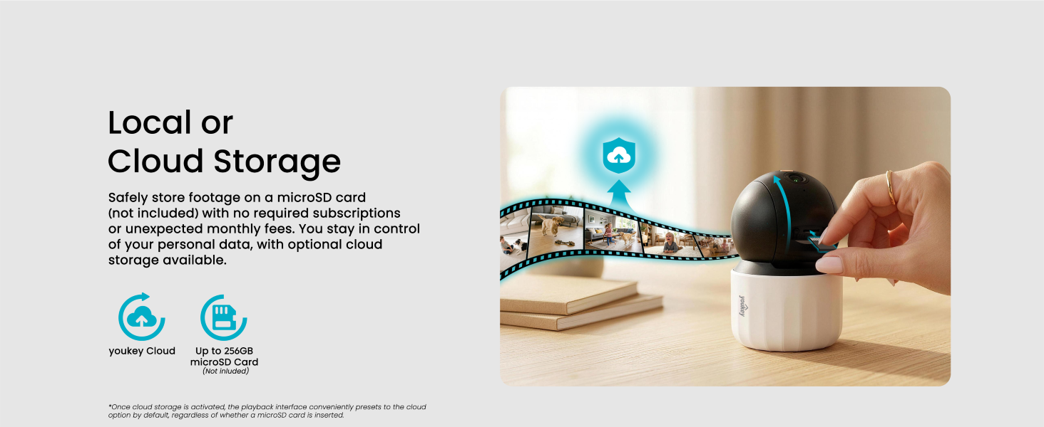 Support Local or Cloud Storage
