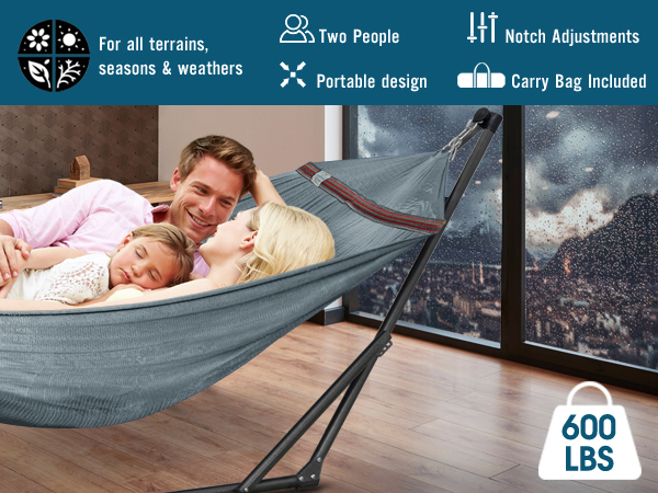 600 lb capacity hammock stand