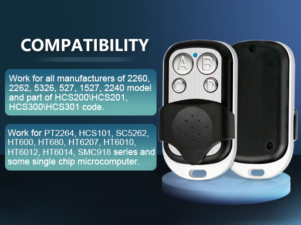 universal garage door opener remote