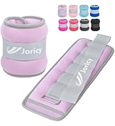 Ankle Weights A Pair of 1/2/3/4/6/8/10/12/20 LBS Wrist Leg Arm Weights for Women Men with Adjusta...