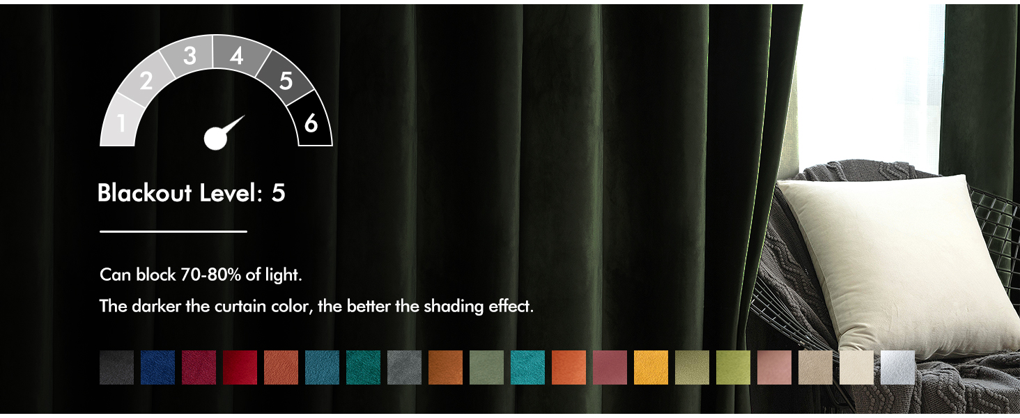velvet curtains