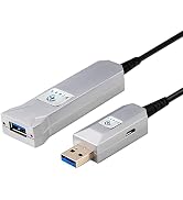 10m Fiber Optical USB 3.0 Extension Cable, Male to Female Long USB Cable, High Speed 5Gbps Extend...