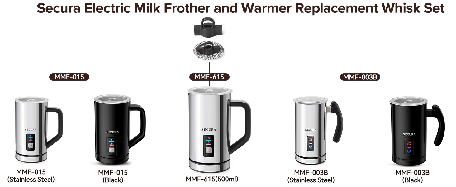 milk forther whisks secura whisk electric milk frother and warmer replacement whisk set