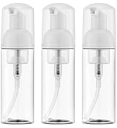 2oz Foam Pump Bottle (3PCS) Empty Travel Foaming Dispenser for Hand Soap, Lash Cleanser, Shampoo ...