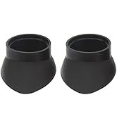 Rubber Eye Cups, 2pcs 27mm Inner Diameter Foldable Eyepiece Cover for Microscope, Telescope, Bino...