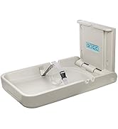 Modundry Baby Changing Diaper Station - Vertical Wall Mounted, Sturdy & Durable- with Safety Stra...