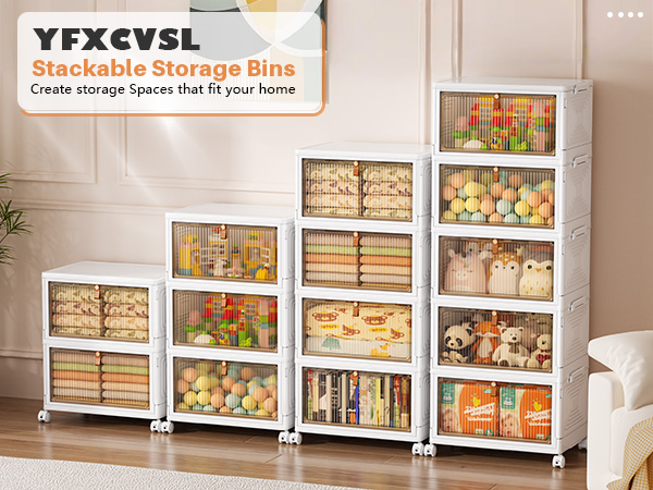 storage bins with lids