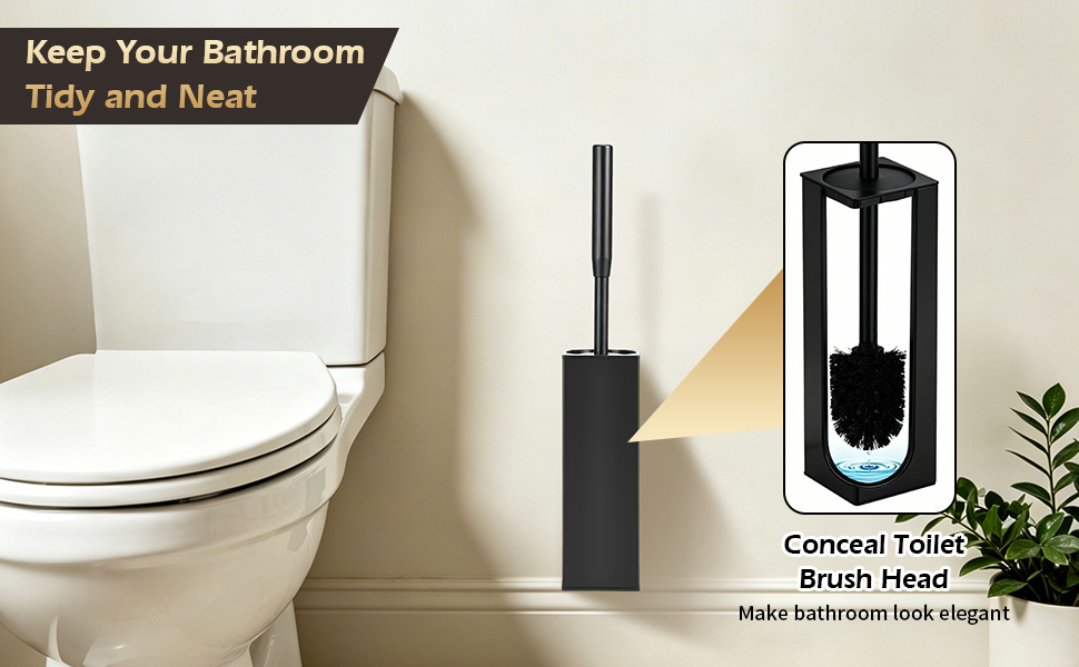 stainless steel toilet brush