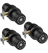 BOTHSTAR Keypad Door Knob with Key,Keyless Entry Door Lock, Code Locks Door Knob, Auto Lock,50 Us...
