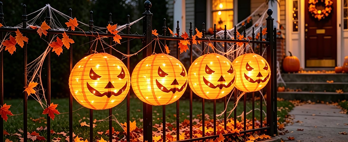 solar halloween decor