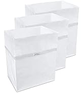 Clean Cubes 13 Gallon Disposable Trash Cans (3-Pack). Reusable Garbage and Recycling Bins for Par...
