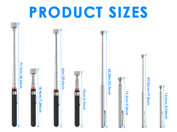 extending magnetic pickup tool