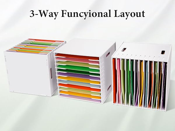 scrapbook paper organizer