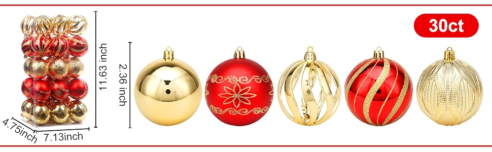 red christmas ball