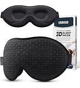 INNELO 3D Contoured Sleep Mask for Side Sleepers, 100% Light Blocking Sleeping Mask for Men & Wom...