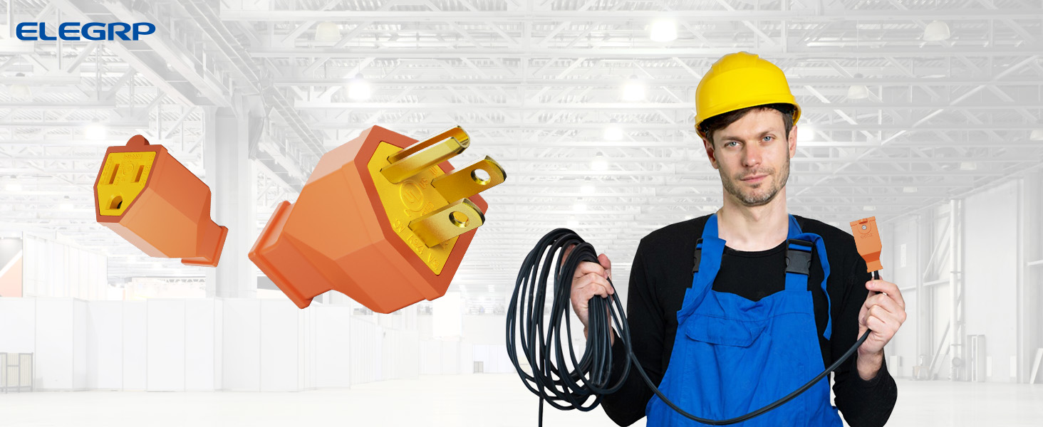 Extension Cord Ends Replacement Connector Plug