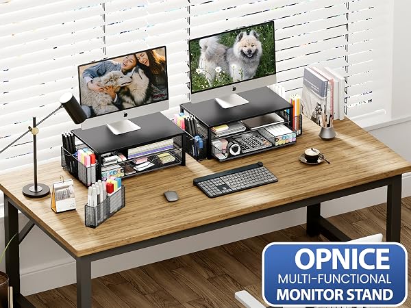 monitor stand for desk organizers and accessories computer stand riser office organization desktop