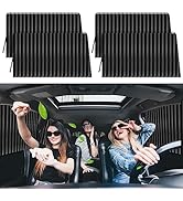 XCBYT Car Window Shades - 4 Pack Car Window Covers 99% UV Glare Protection Car Curtains Keep Cool...