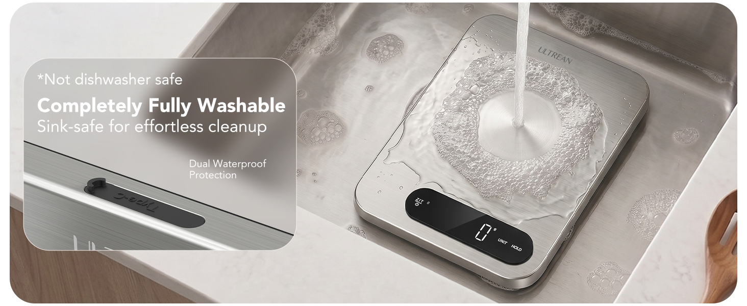 ipx7 waterproof food scale