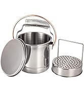 MyLifeUNIT Paint Brush Cleaner, Paint Brush Holder with Large Capacity Wash Tank and Removable Sc...