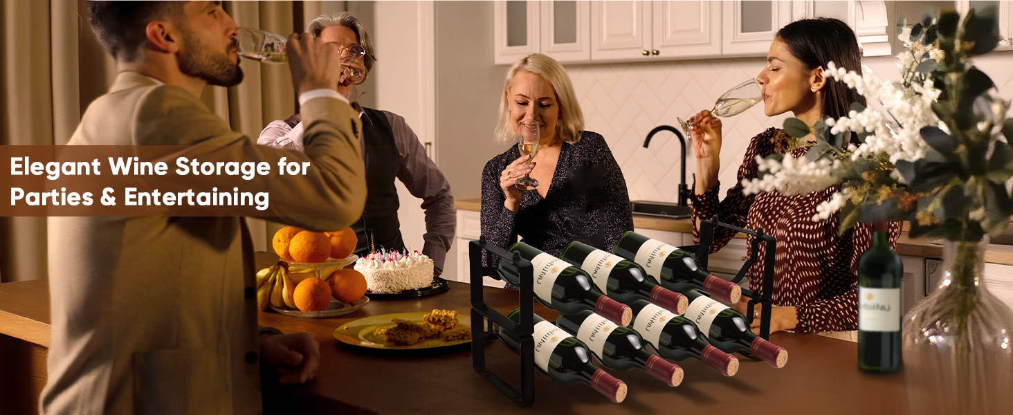 Tabletop wine rack