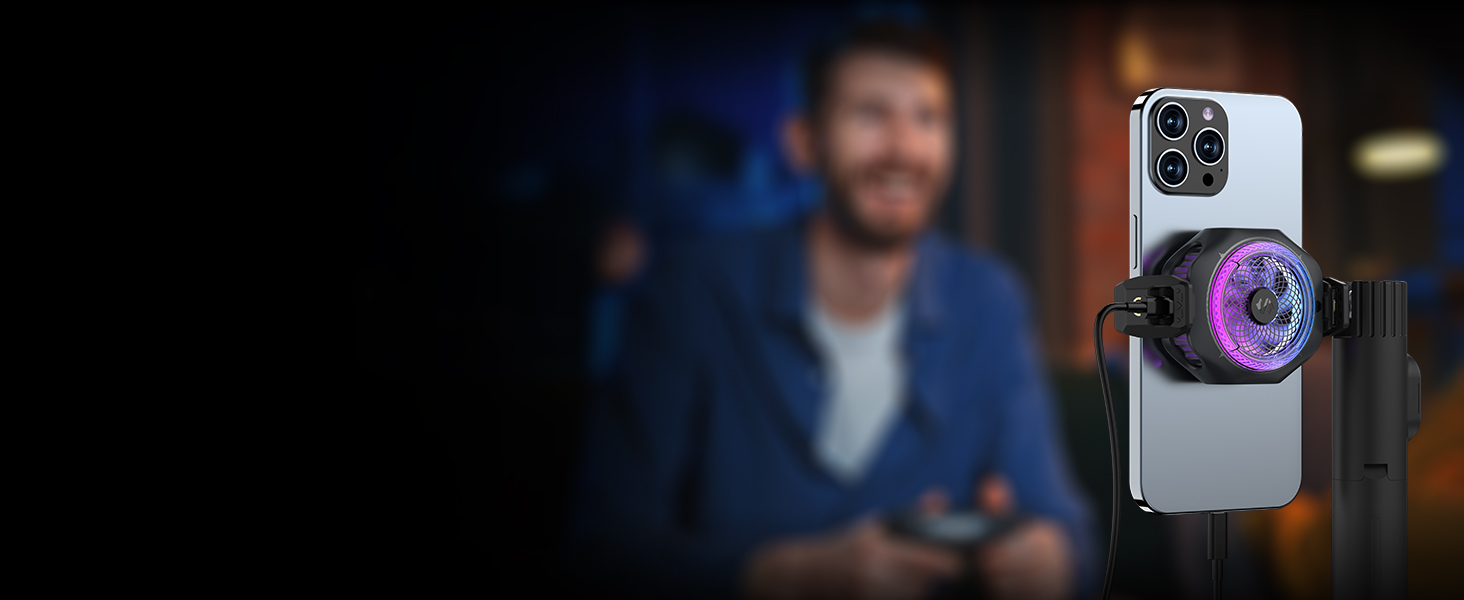 Black Shark Magnetic Cell Phone Cooler 4PRO