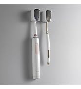 2PCS Toothbrush Holder Wall Mounted for Bathroom with Cover for Shower - Single Slot Toothbrush D...