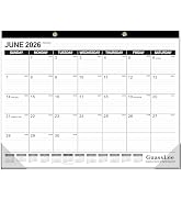 GuassLee Large Desk Calendar 2026-2027,19 Months from Jun. 2026 to Dec. 2027, 22 x 17 Inches Desk...