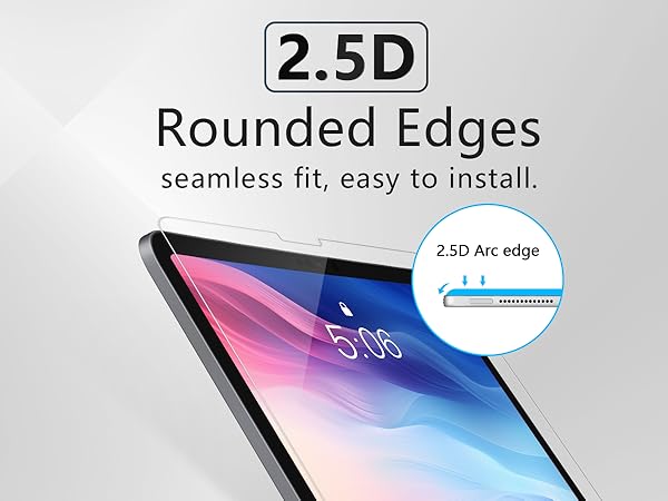 2.5D rounded edge screen protector for Microsoft Surface Laptop Go 3/2/1 12.4 inch