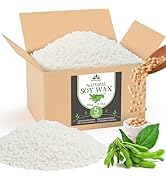 Soy Wax, Waxcanpy Natural Candle Wax, Organic Soy Wax for Candle Making from Farm, No Harmless, A...