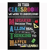 In This Classroom Math Posters - Funny Gifts Teacher Supplies Math Posters For Middle School, Hig...