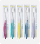 NIMBUS Extra Soft Toothbrushes (Regular Size Head), Periodontist Design Tapered Bristles for Sens...