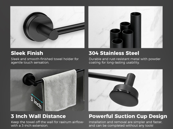 towel rack,towel racks for bathroom,suction cup towel bar